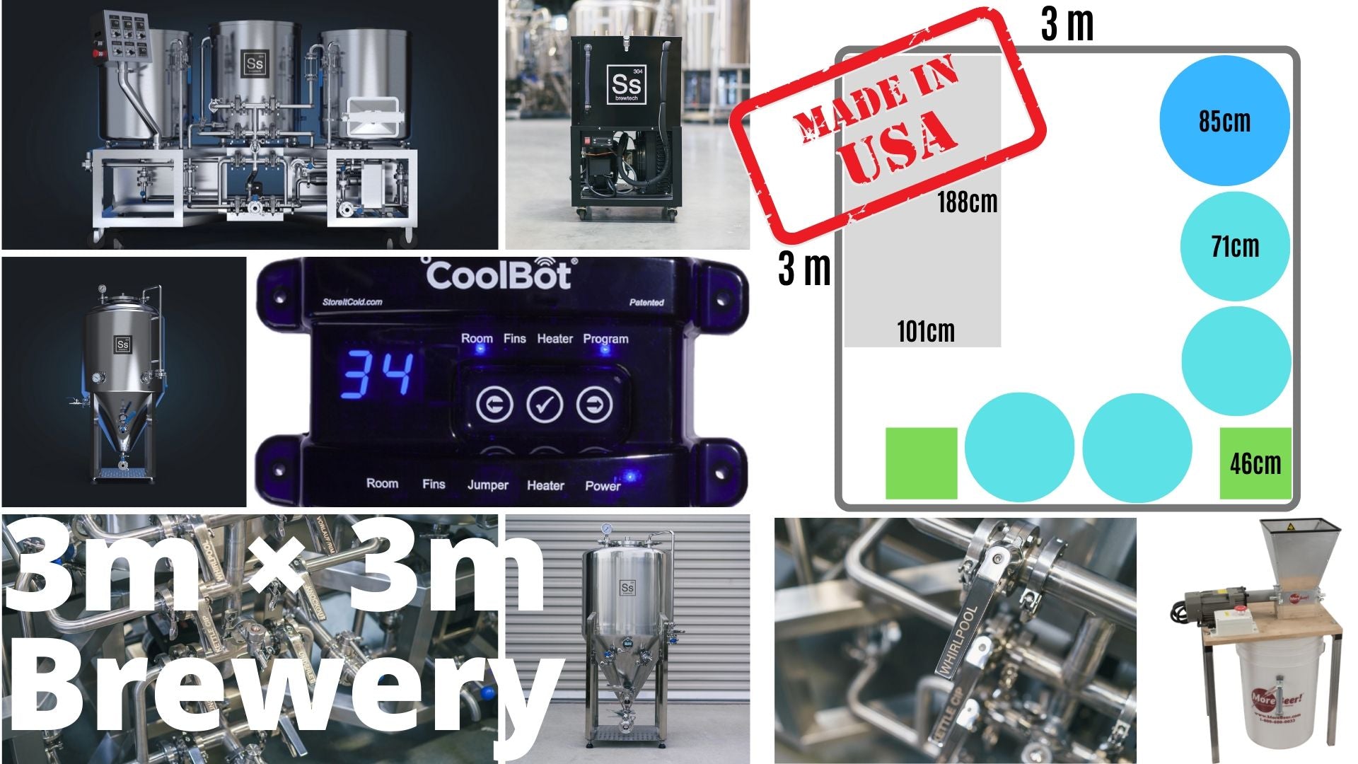 クラフトビール マイクロブルワリー 醸造機器 アメリカ