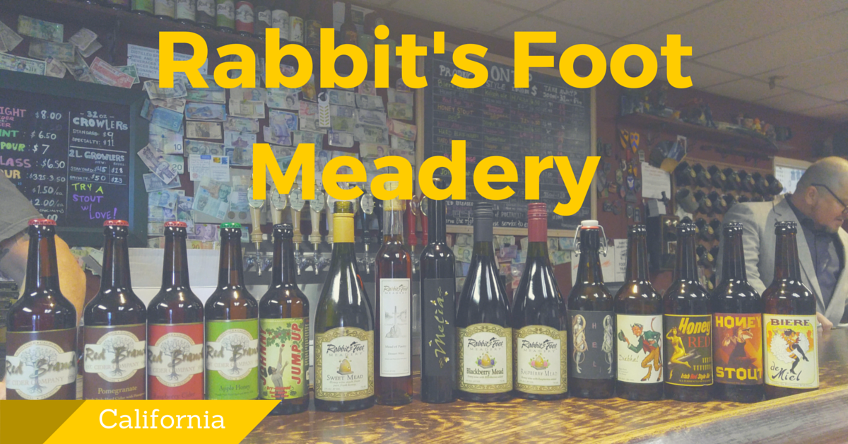 ブルワリー訪問ブログ Vol.12 in カリフォルニア:Rabbit's Foot Meadery