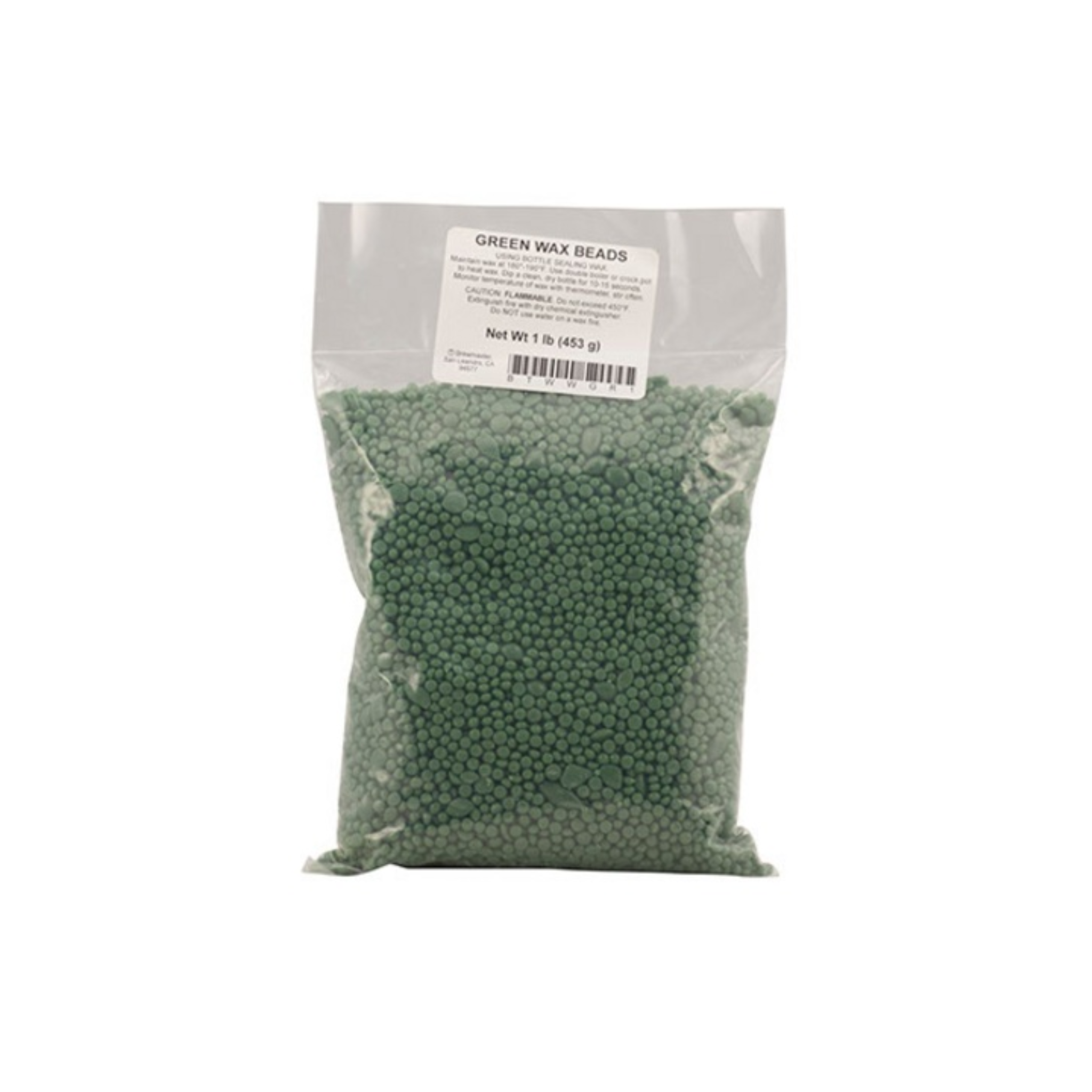 ボトルシーリングワックス(緑 / ビーズ状)