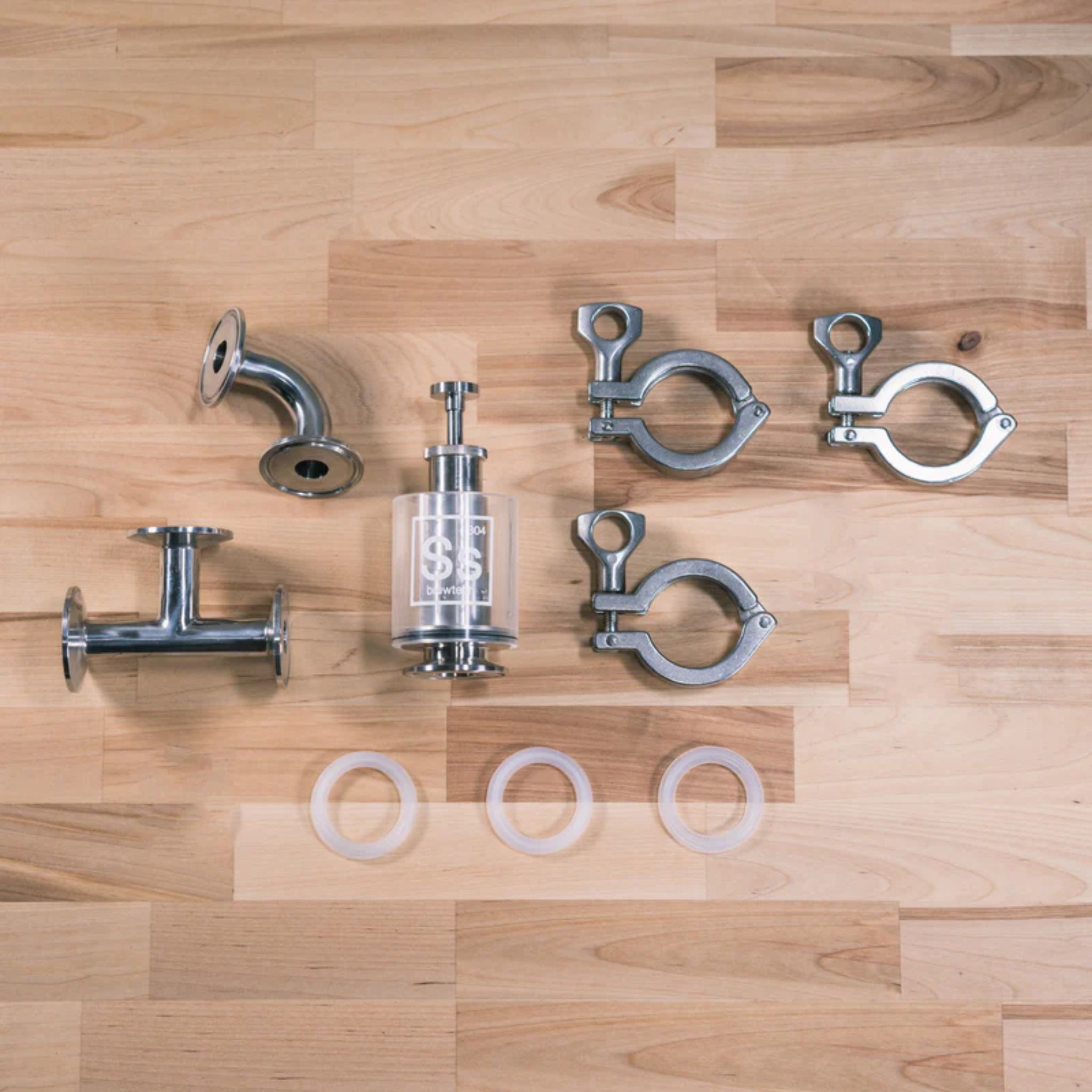 スパンディングバルブ(接続キット付き調節可能逃し弁 / スケールあり / 3.5BBLまで)