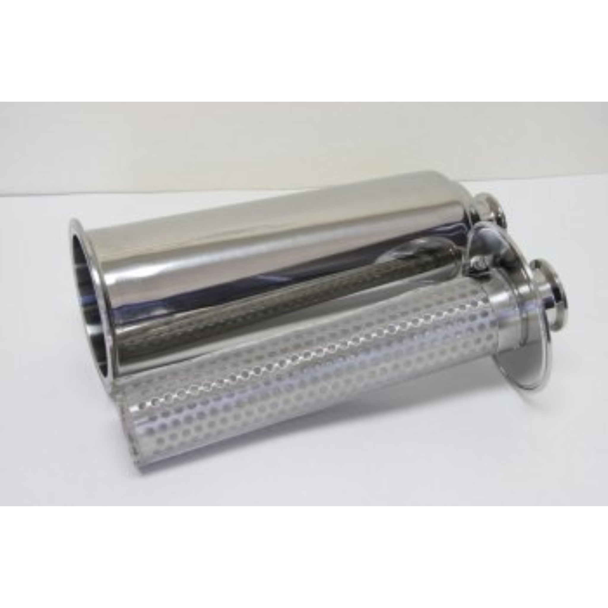 ストレイナー(4インチ外径筒ボディー / 1.5インチTC / 400ミクロン|0.4mm)フィルターネット