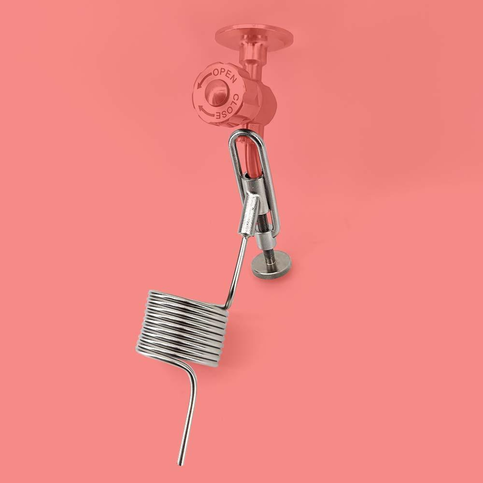 ピッグテールサンプルバルブ(1.7m / 外径4mm / 内径3mm)