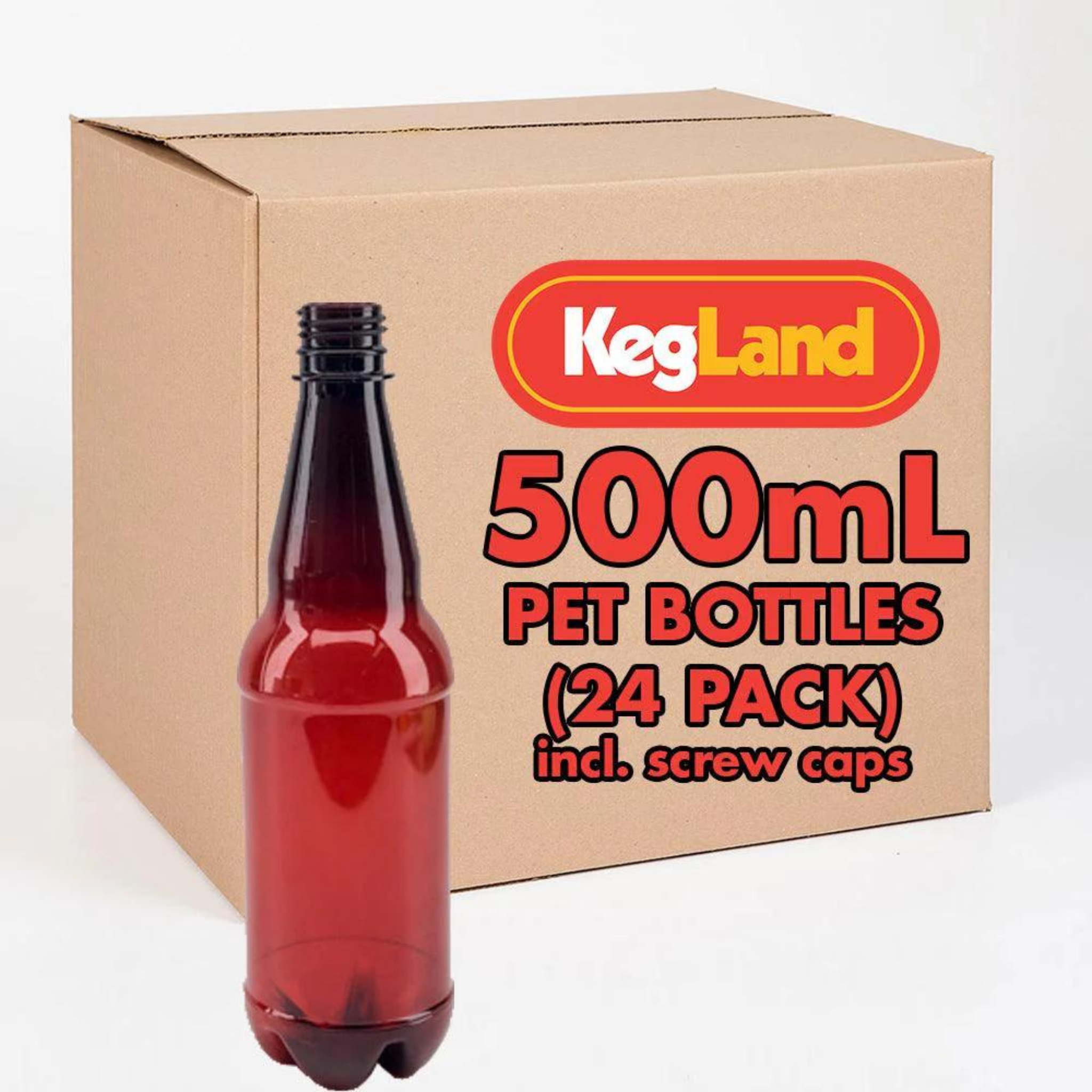 500ml プラスチックペットボトル 64-0940-35 ペットボトル 500ml MK-500ミネラル 10本 004755499