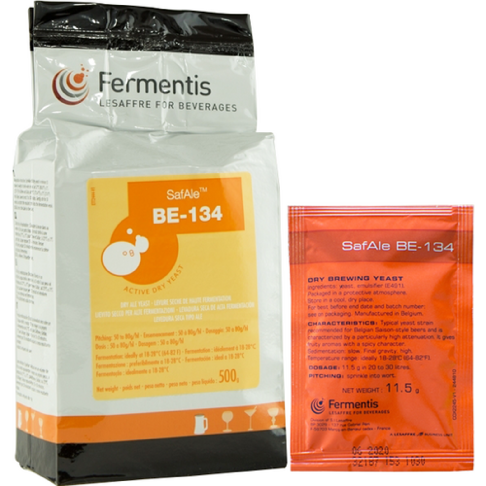 Fermentis SafAle™ BE-134 ベルギーエール ドライイースト
