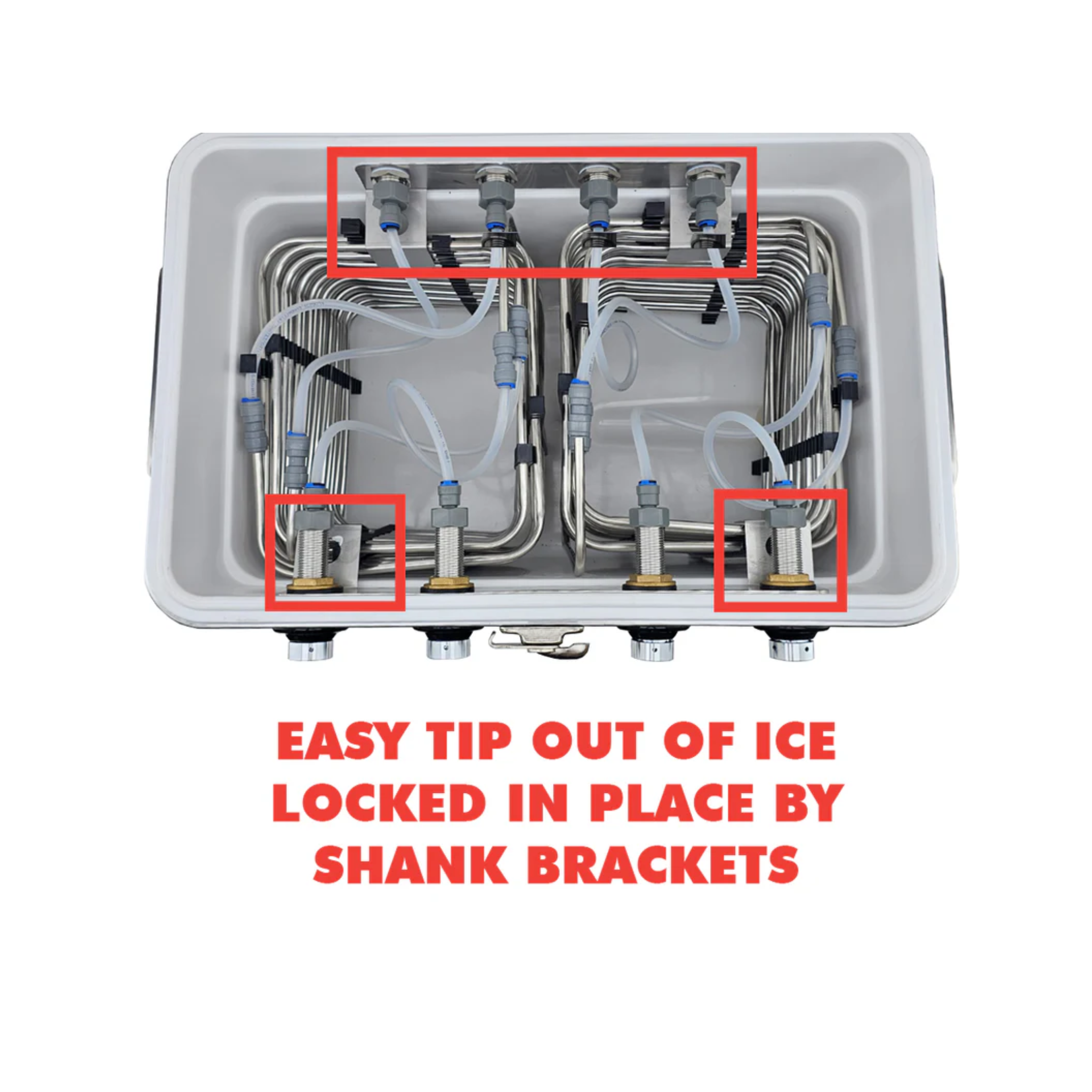 イベント用ジョッキーボックス(4タップ / 冷却コイル式)