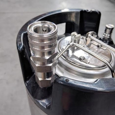 継手(5/8インチ雄 / 19/32インチ雌 / K-Lok&コーネリアスケグ接続)