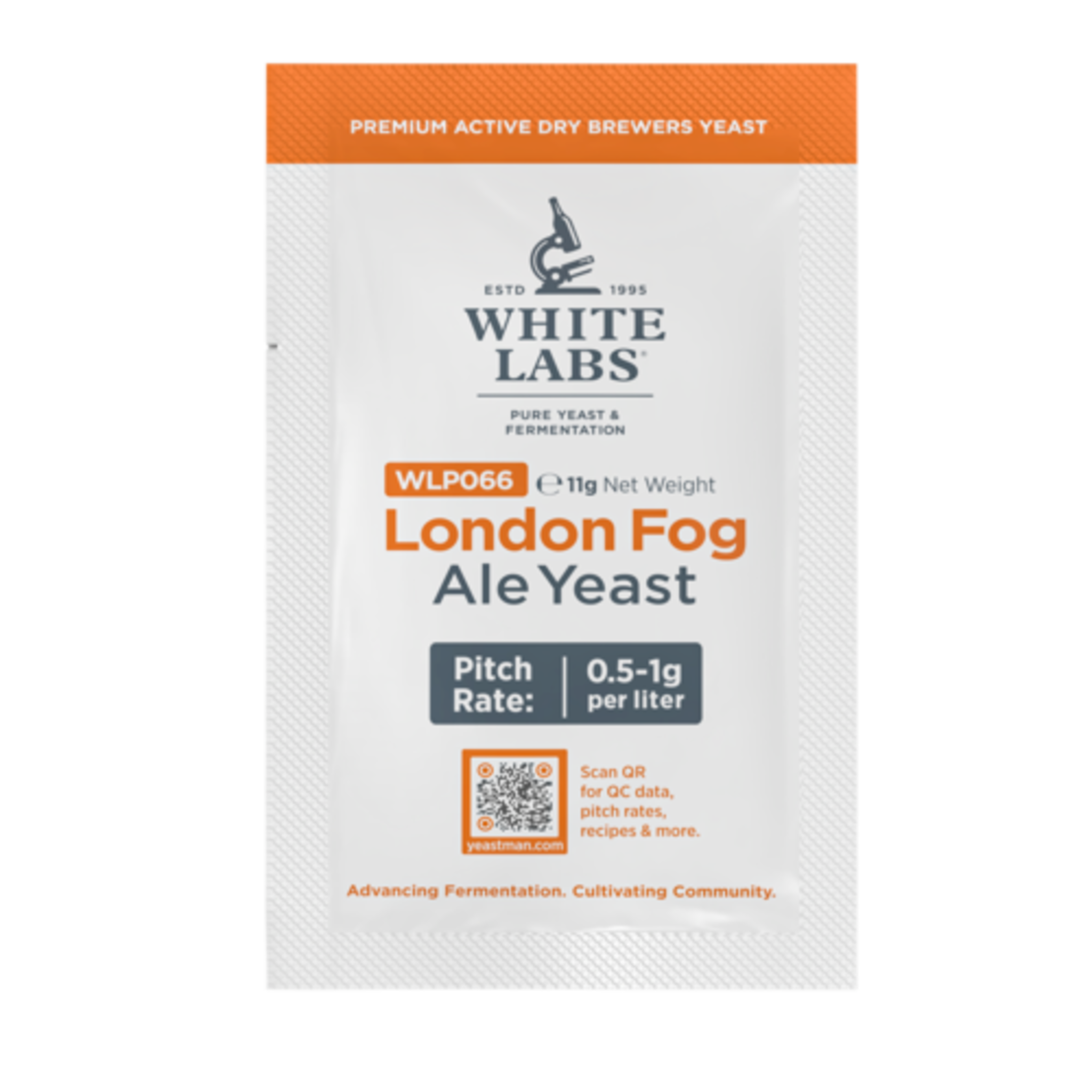 White Labs | WLP066 London Fog Ale Yeast® | Beer Yeast | Premium Active Dry Brewers Yeast