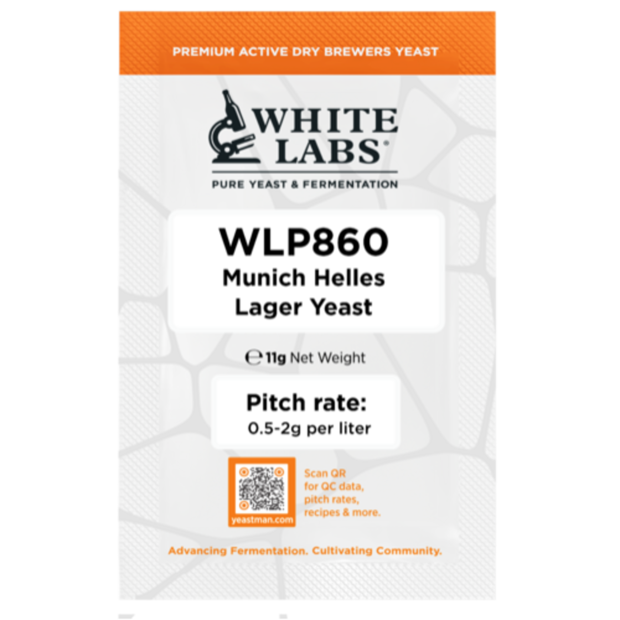 White Labs Yeast | WLP860 Munich Lager | Beer Yeast | Premium Active Dry Brewers Yeast