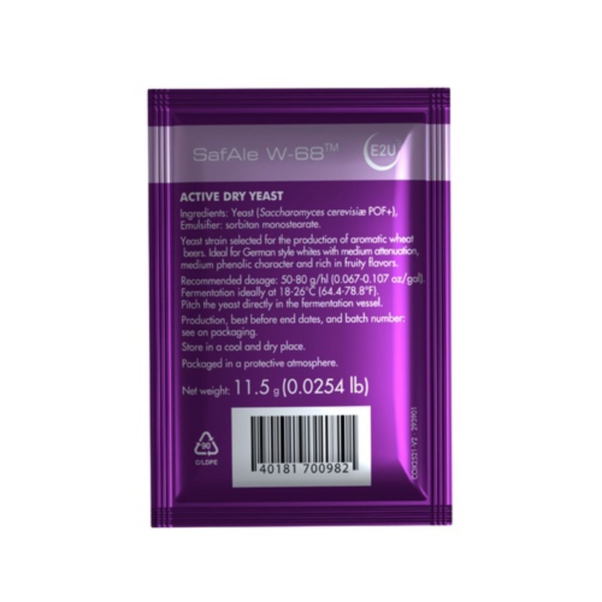 Fermentis | SafAle™ W-68 Weizen Ale | Dry Beer Yeast