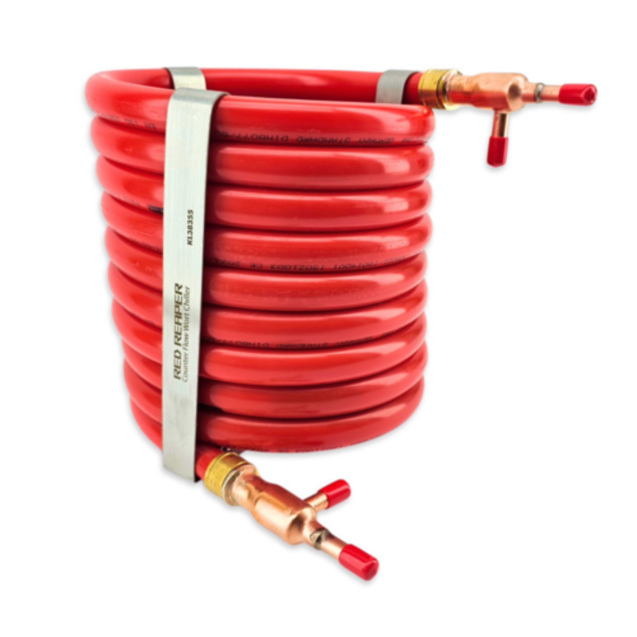 KegLand Red Reaper カウンターフロー式ウォートチラー PEX銅製 全体図