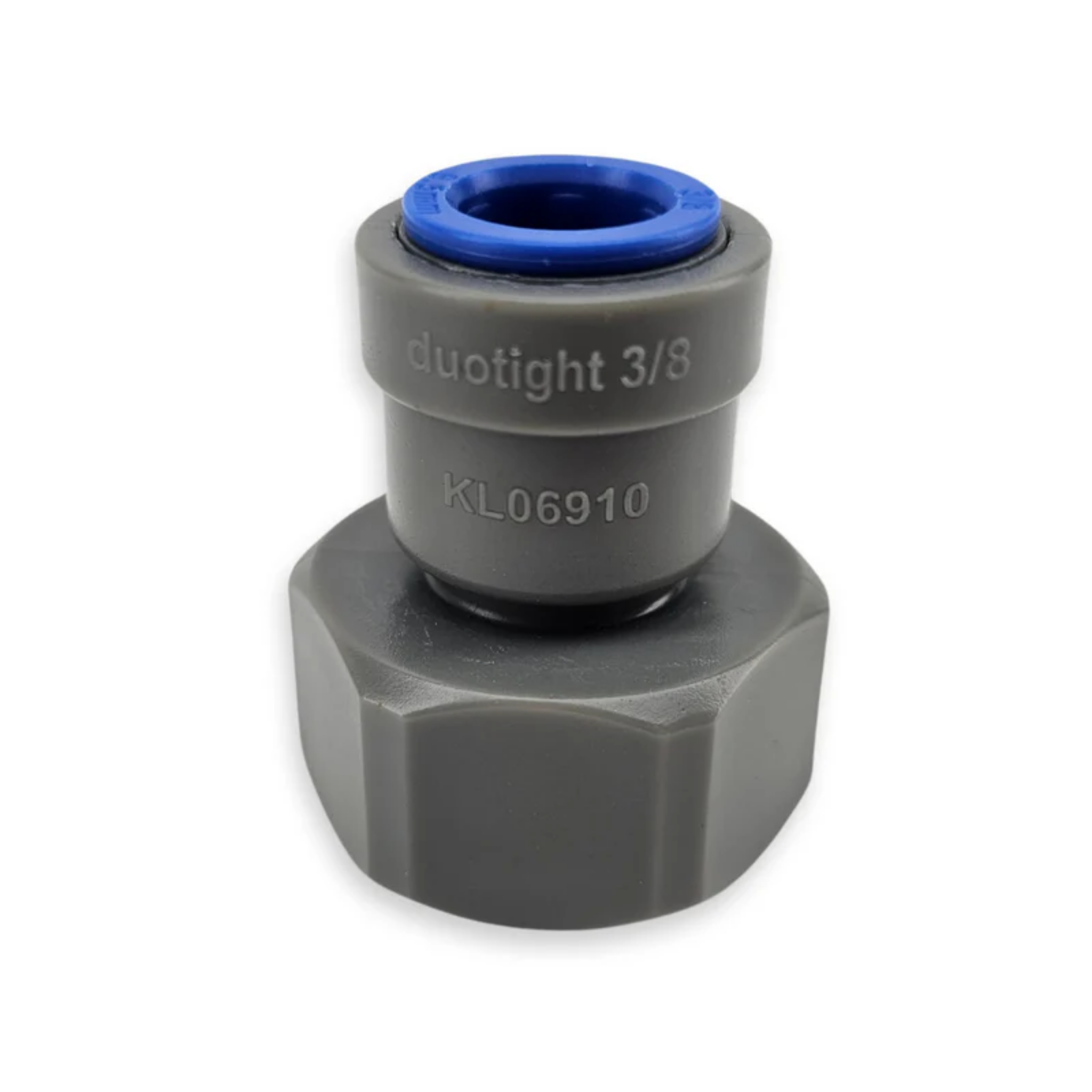デュオタイト - 9.5mm(3/8インチ)メス × 5/8インチ メスネジ (ケグカプラーおよびタップシャンク対応)