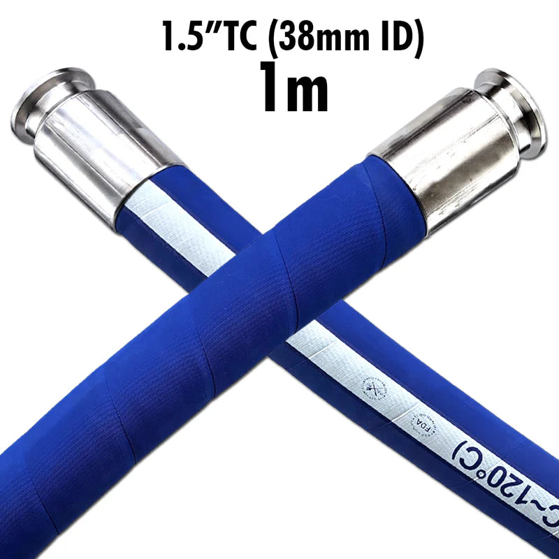 KegLand FlexiRoyal EPDMホース 1.5インチTC 内径38mm 醸造用 1m