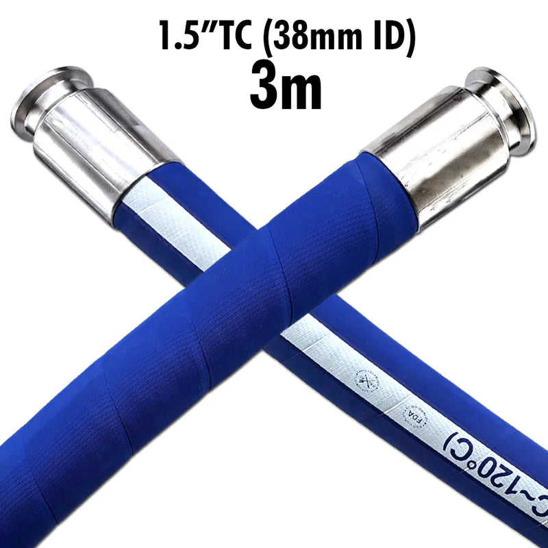 KegLand FlexiRoyal EPDMホース 1.5インチTC 内径38mm 醸造用 3m