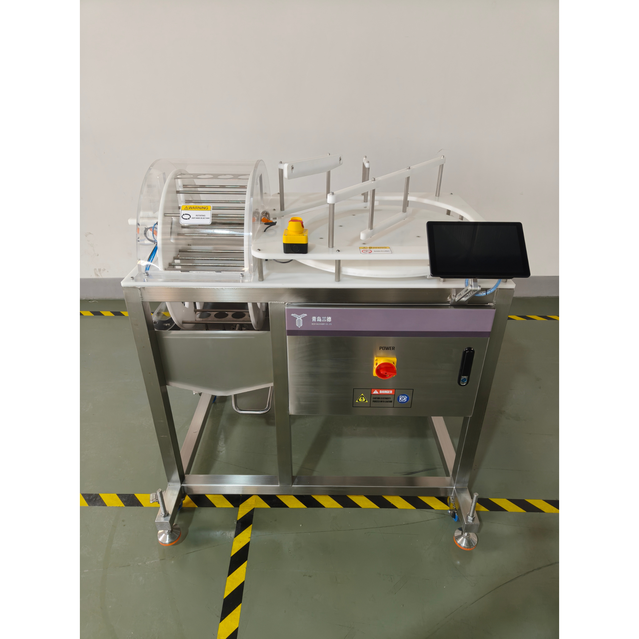 RIT-80-W リンサー付き回転式供給テーブル