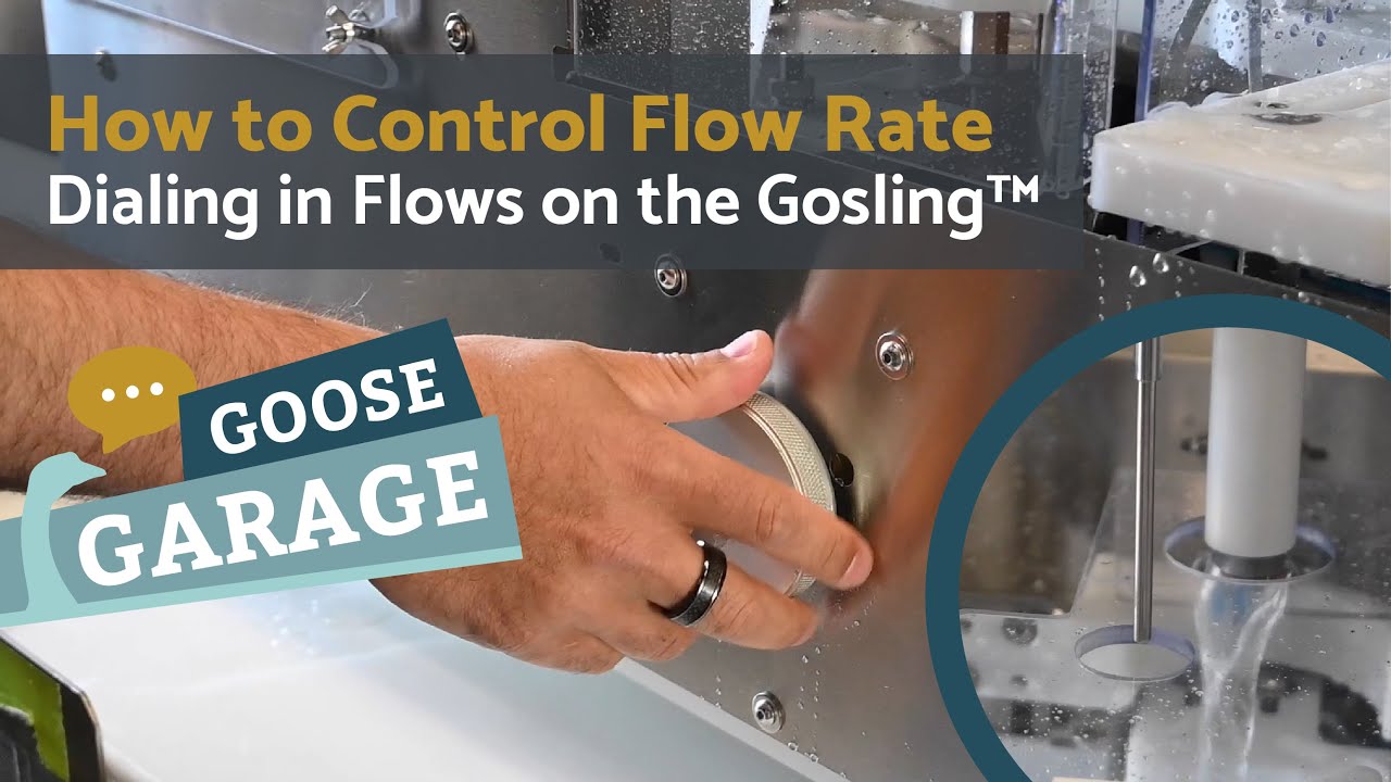 フロー流量の調整方法 / How to Control Flow Rate