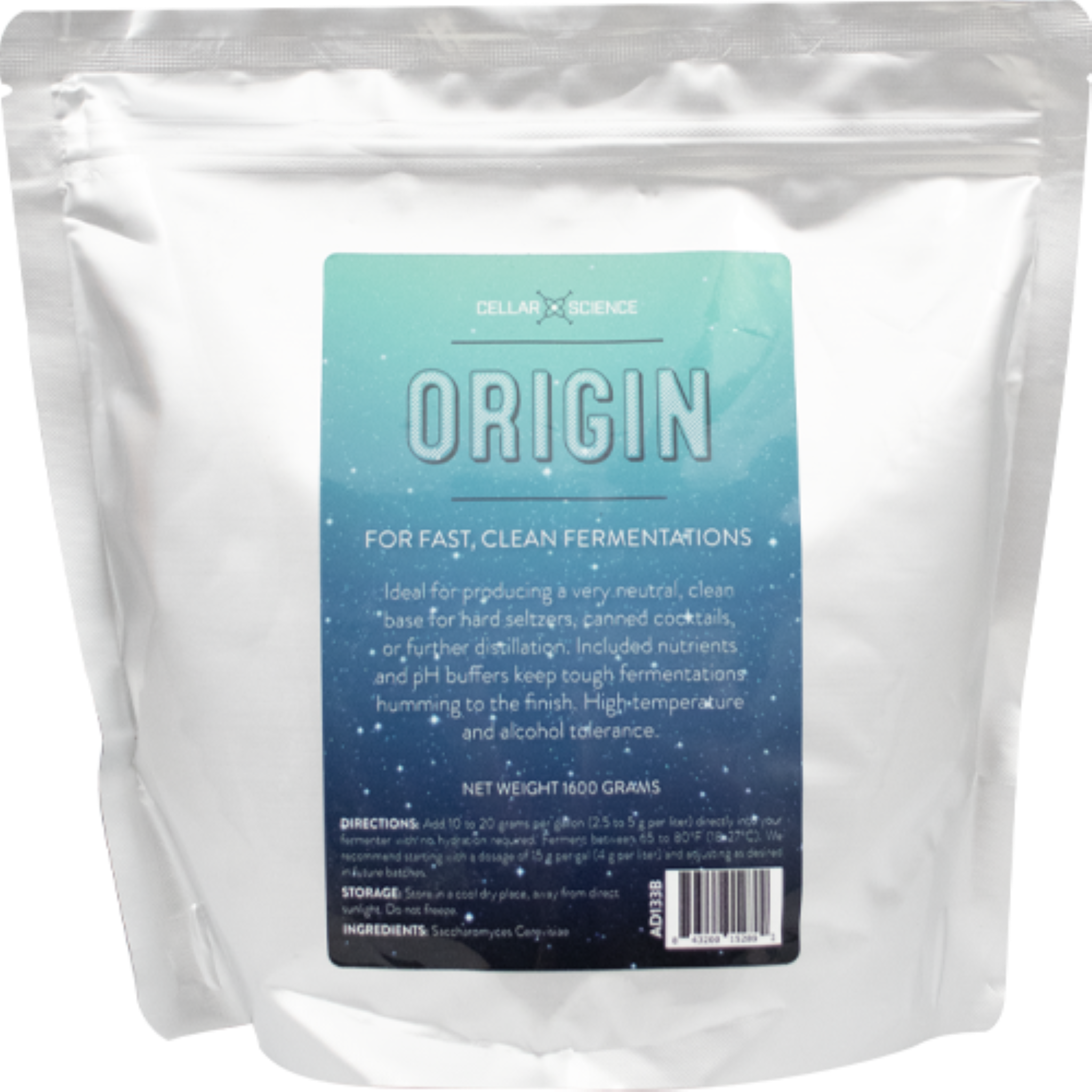 CellarScience® ORIGIN Dry Yeast | Hard Seltzer Yeast | Distillers Yeast