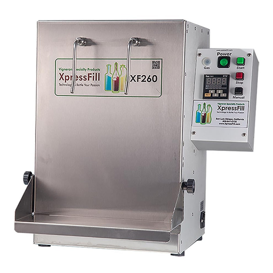 XpressFill 充填機（容量式 / 高濃度アルコール対応 / 2口） 正面
