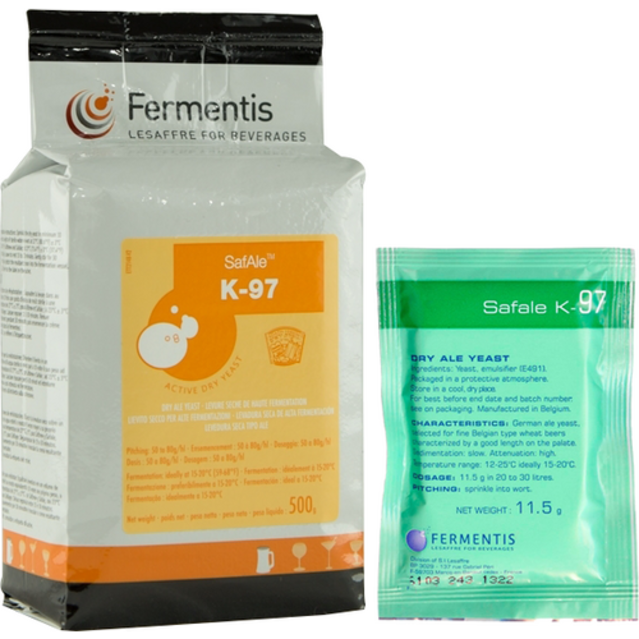 Fermentis | SafAle™ K-97 German Ale | Dry Beer Yeast