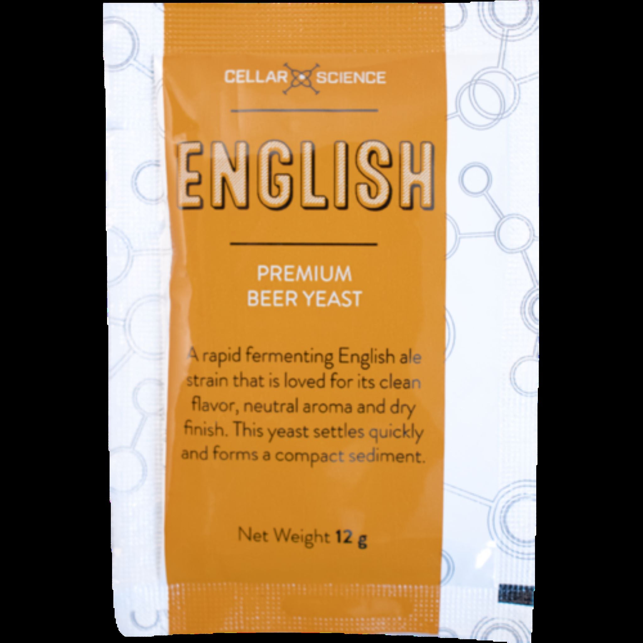 CellarScience® ENGLISH Dry Yeast | English Ale | Premium Beer Yeast