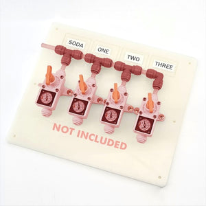 ★Gas Board for Duotight In-Line Regulators - 4 Output