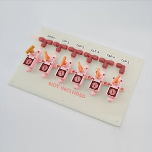 ★Gas Board for Duotight In-Line Regulators - 6 Output