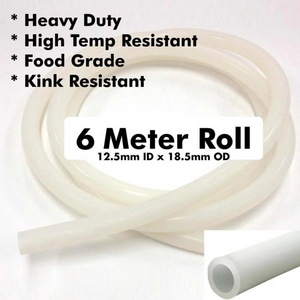 ★★6m roll of heavy Duty Silicone Tube - (ID12.5mm x OD18.5mm)