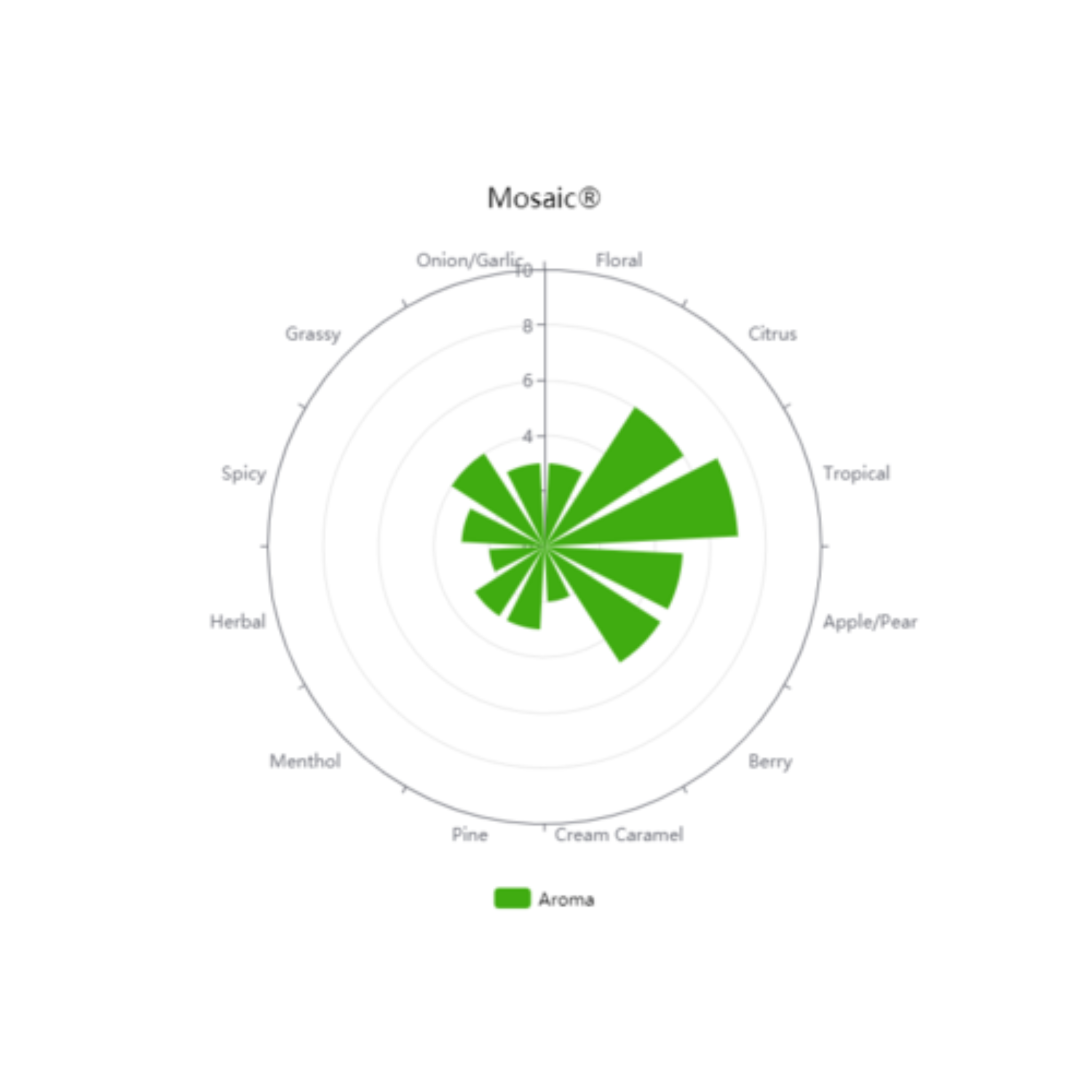 Mosaic® Brand HBC 369 | Whole Cone Hops