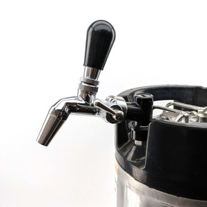 ★Ball Lock Quick Disconnect (QD) Beverage Out w/ Tap Shank & Collar