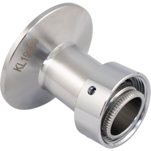 Stainless Tri-Clamp Sample Valve Shank | 1.5 in. T.C. x Beer Faucet Shank | Intertap | NukaTap