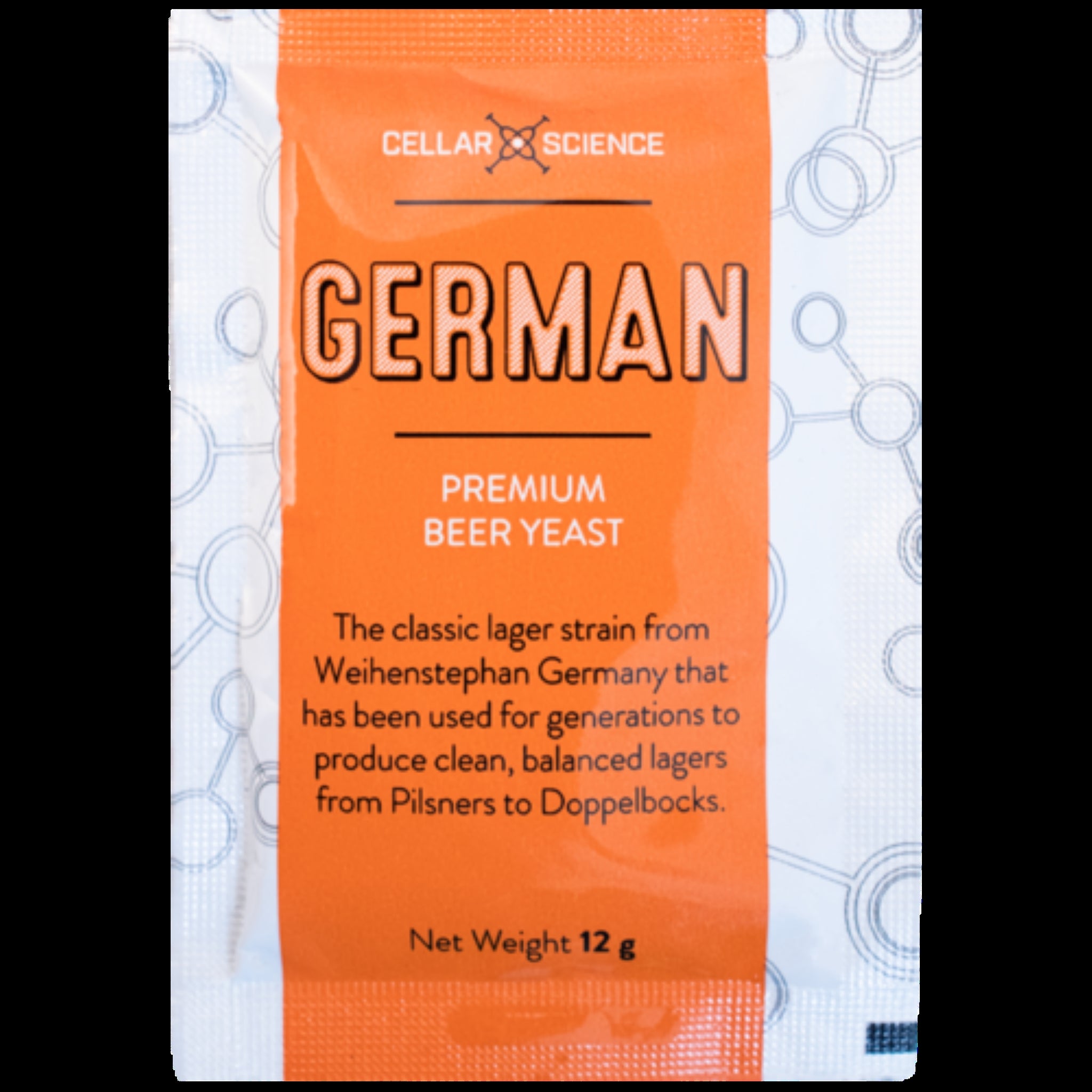 CellarScience® GERMAN Dry Yeast | Weihenstephan Lager | Premium Beer Yeast
