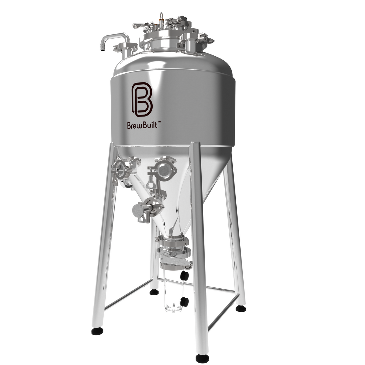 BrewBuilt X3 ジャケット付き円錐型発酵槽 外付け冷却ジャケット