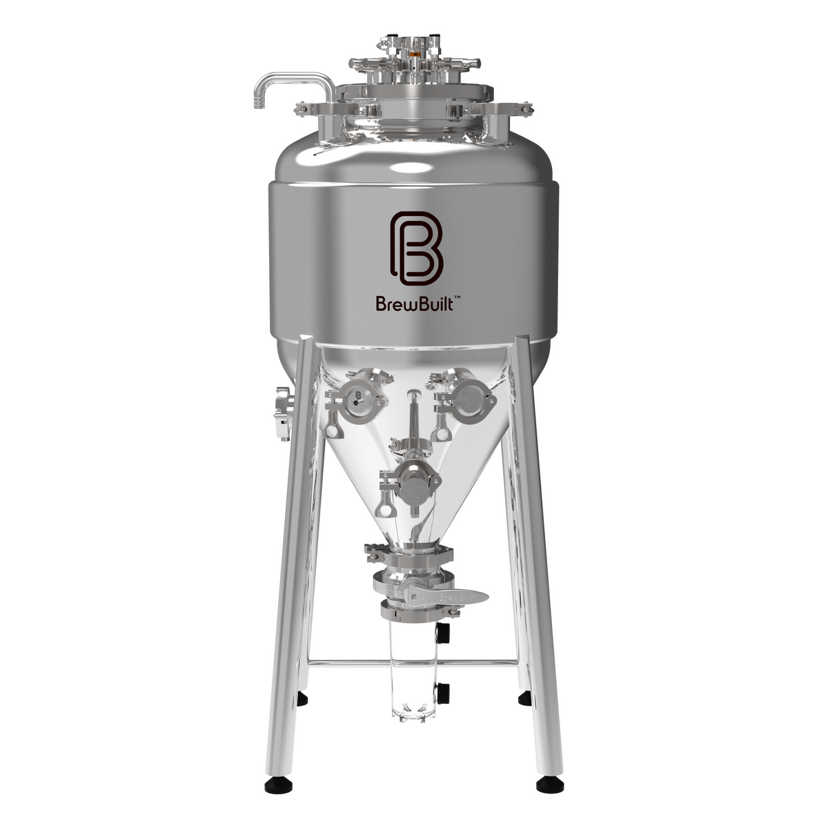 BrewBuilt X3 ジャケット付き円錐型発酵槽 本体の全体像