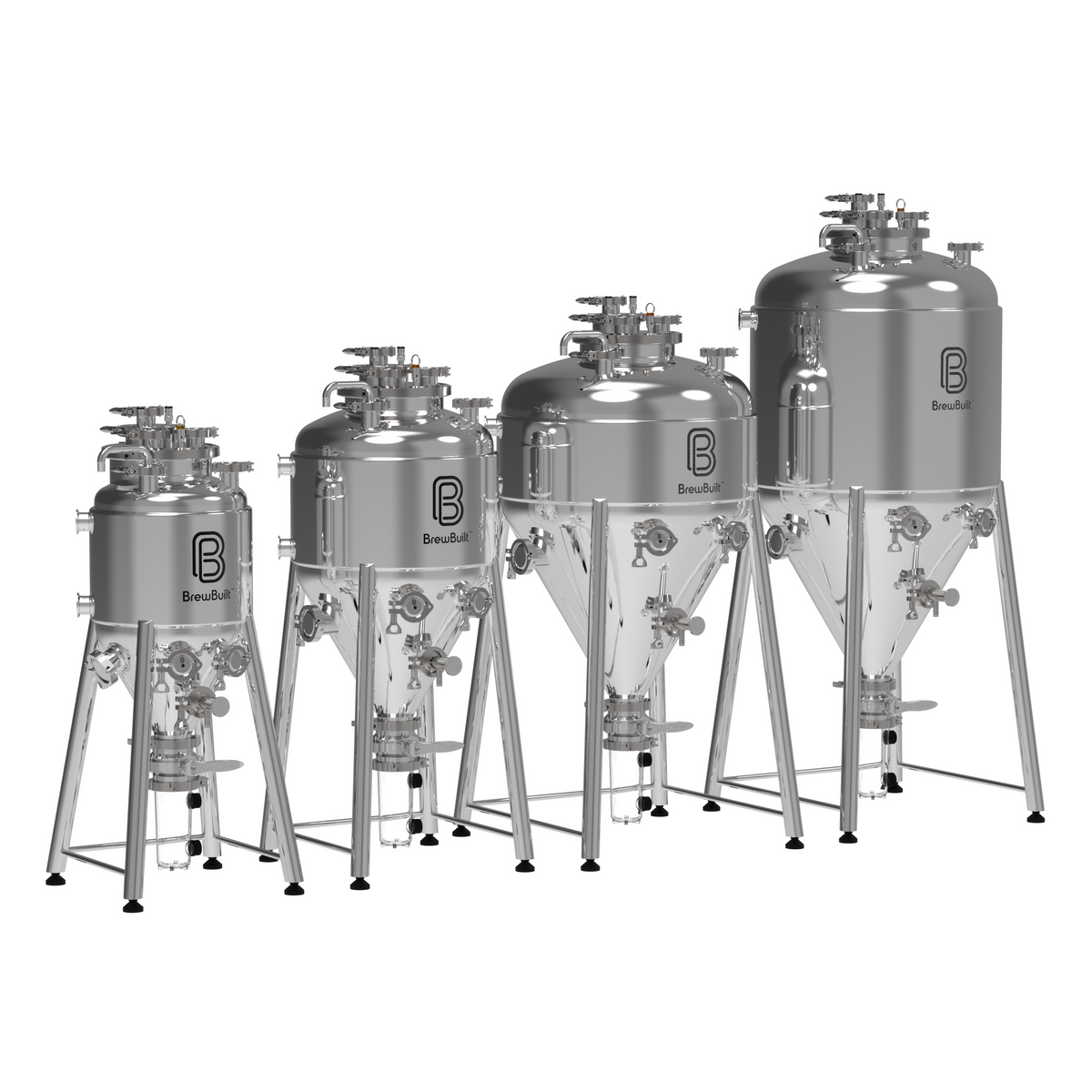 BrewBuilt X3 ジャケット付き円錐型発酵槽 フレックスチャンバー