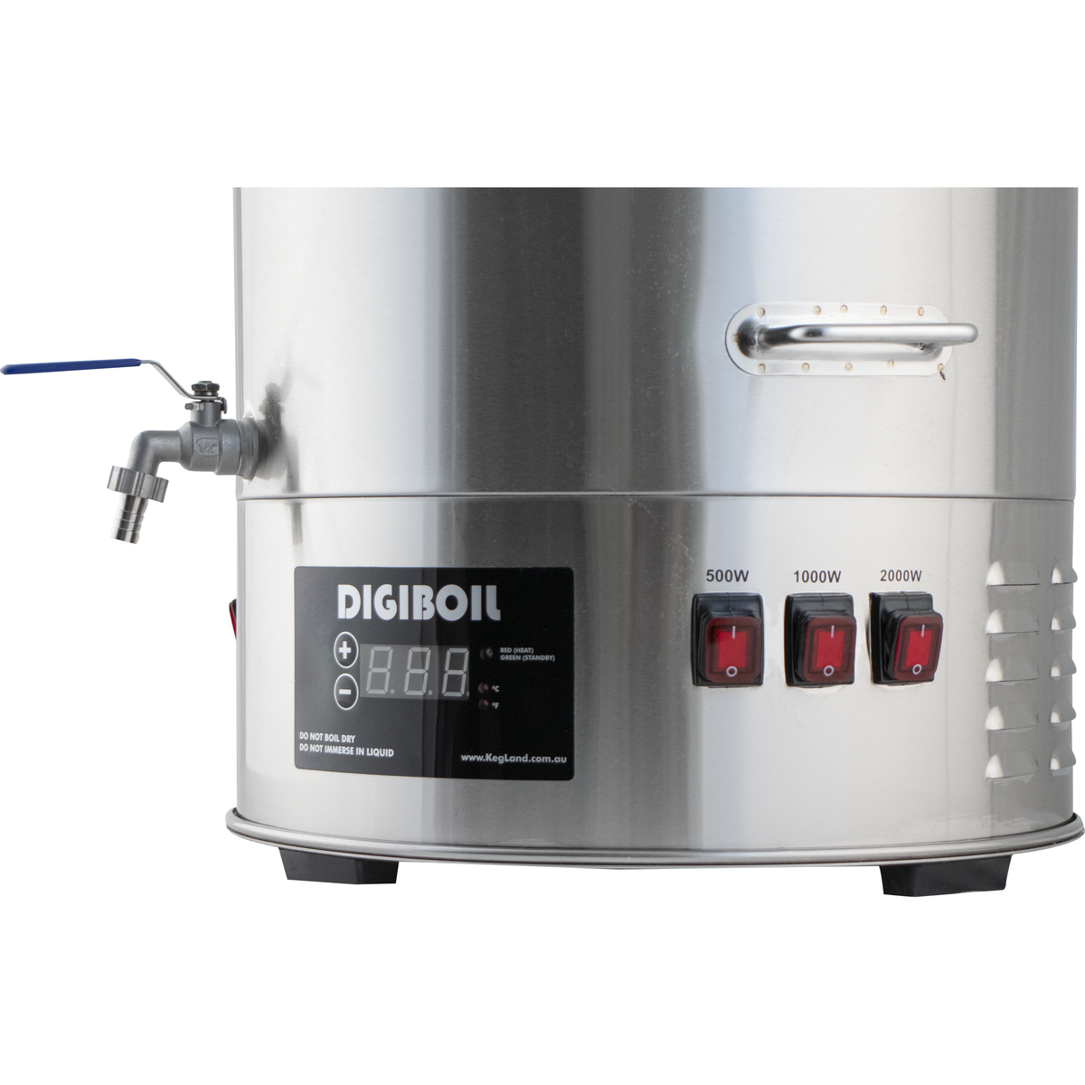 DigiBoil 電気ケトル 65L デジタル温度コントロールパネル