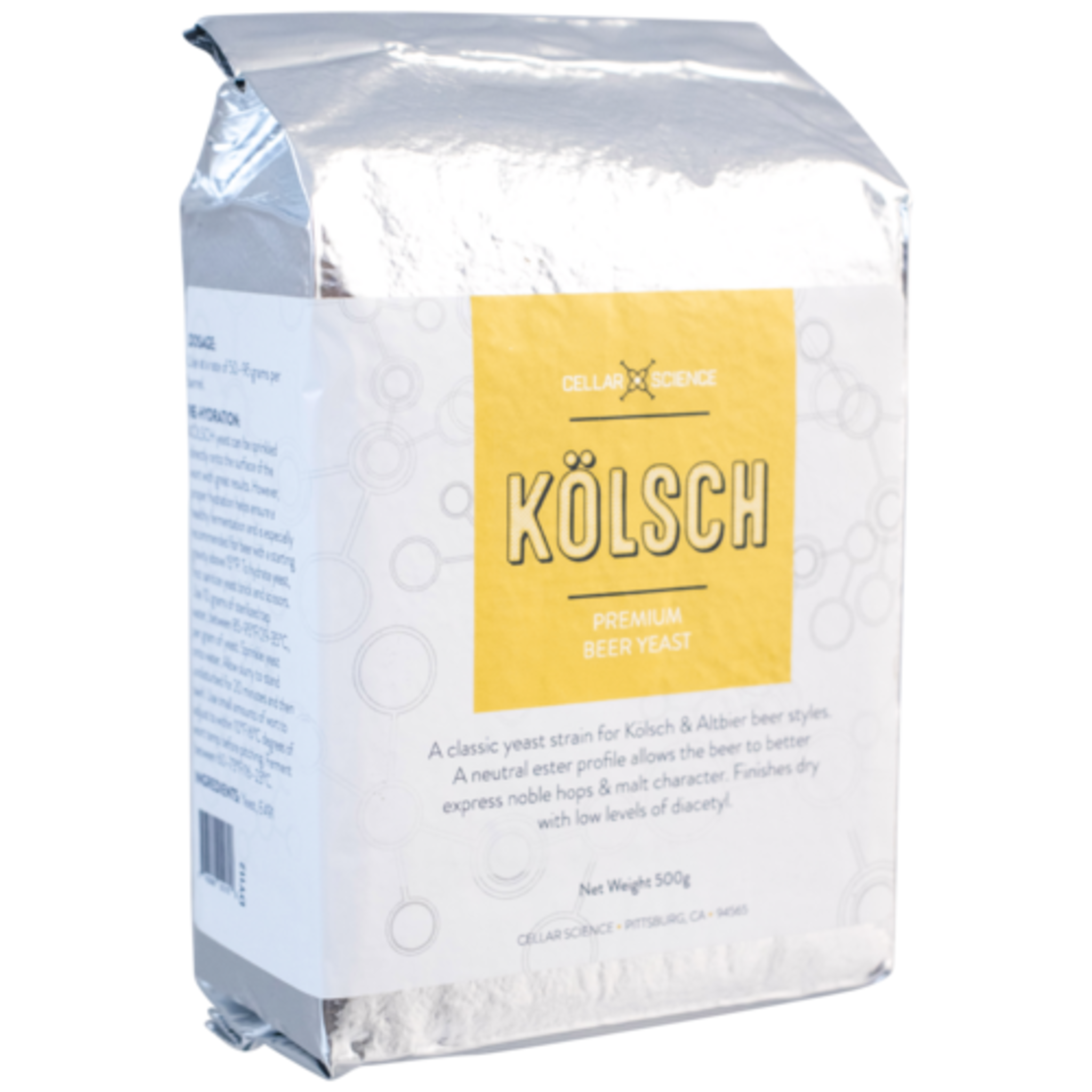 CellarScience® KÖLSCH Dry Yeast | Kölsch Ale | Premium Beer Yeast