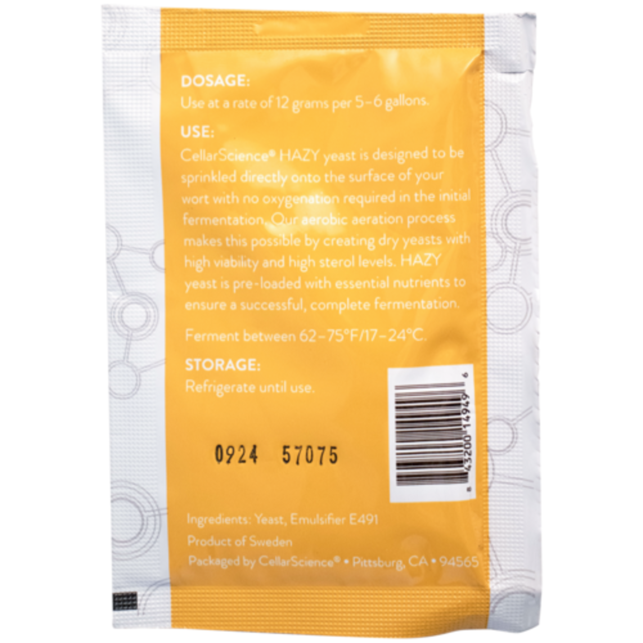 CellarScience® HAZY Dry Yeast | New England Ale | Premium Beer Yeast
