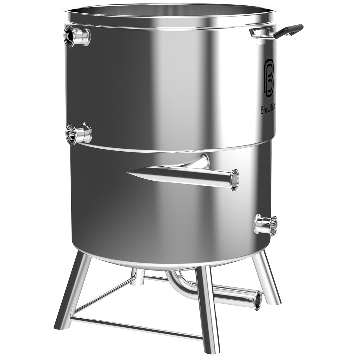 BrewBuilt 煮沸鍋 ボトムドレン構造