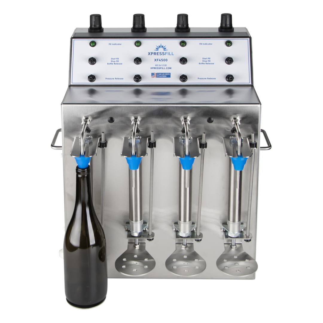 XF4500 炭酸飲料カウンタープレッシャー4ノズル瓶充填機