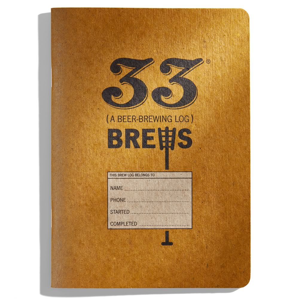 醸造記録ノート 33 Brews 表紙