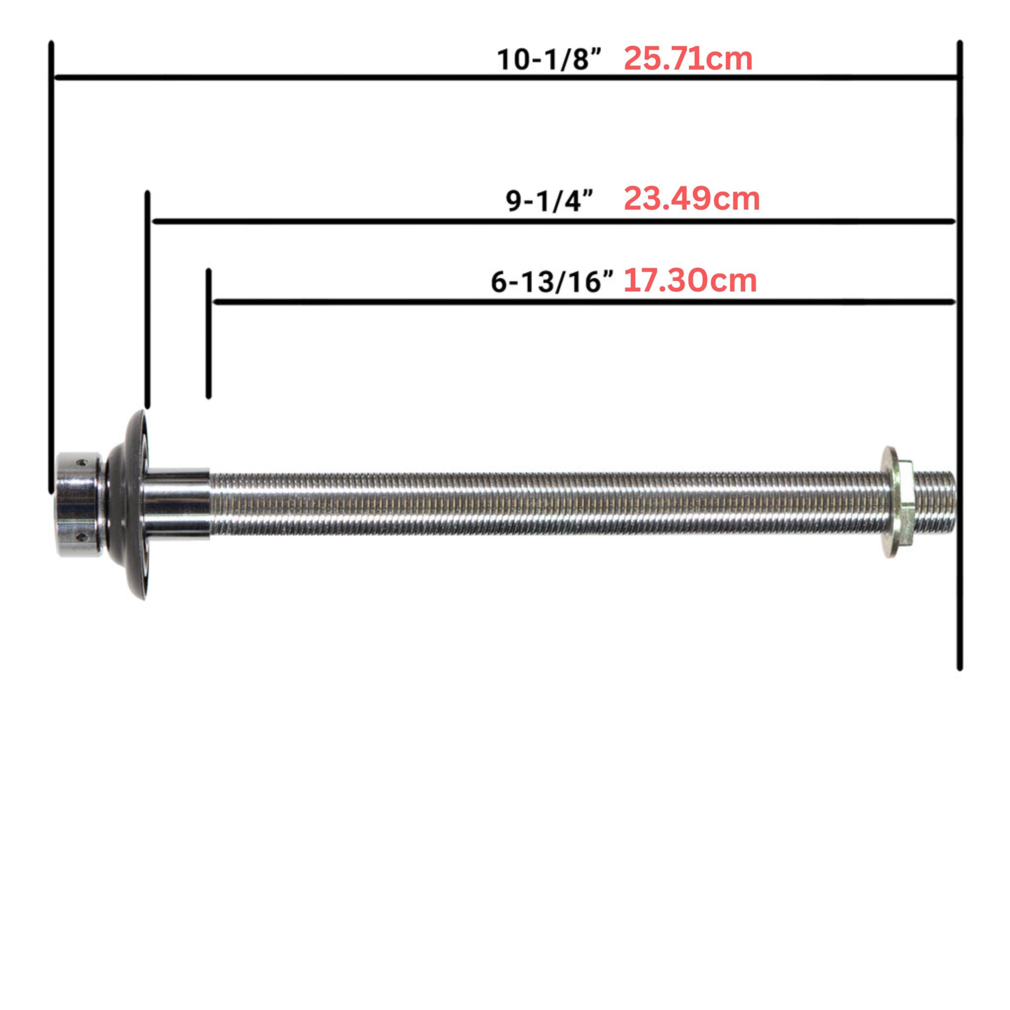 シャンク（全長26cm / 内径4.76mm / クロムメッキブラス）