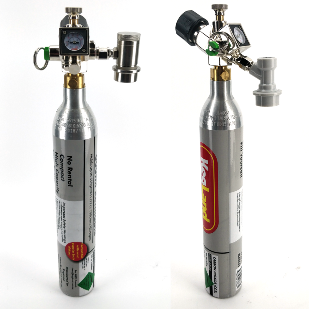 Core 360 ミニCO2レギュレーター ケグに接続した使用例
