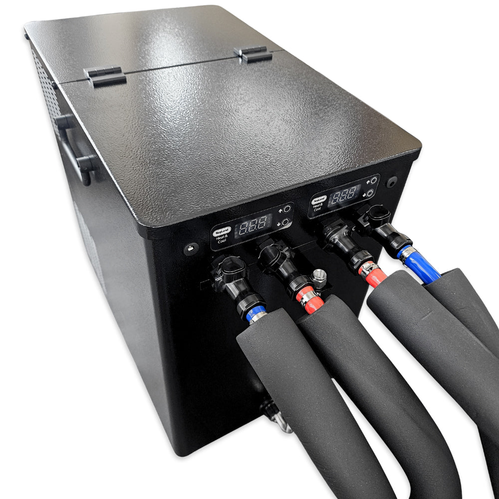 IceMaster G20 グリコールチラー タンク内部とポンプ
