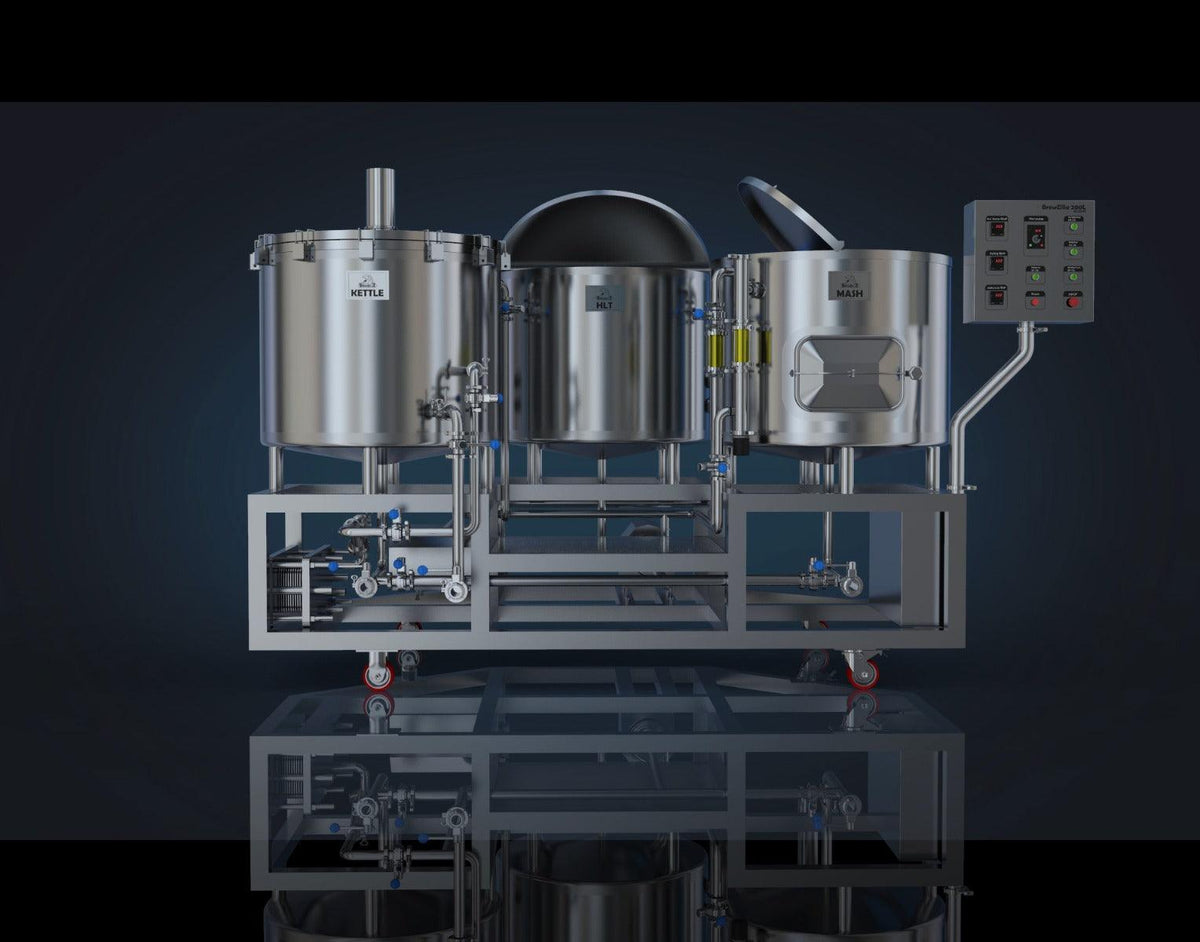 ブルージラ 200L 三槽式マイクロブルワリー 各部10