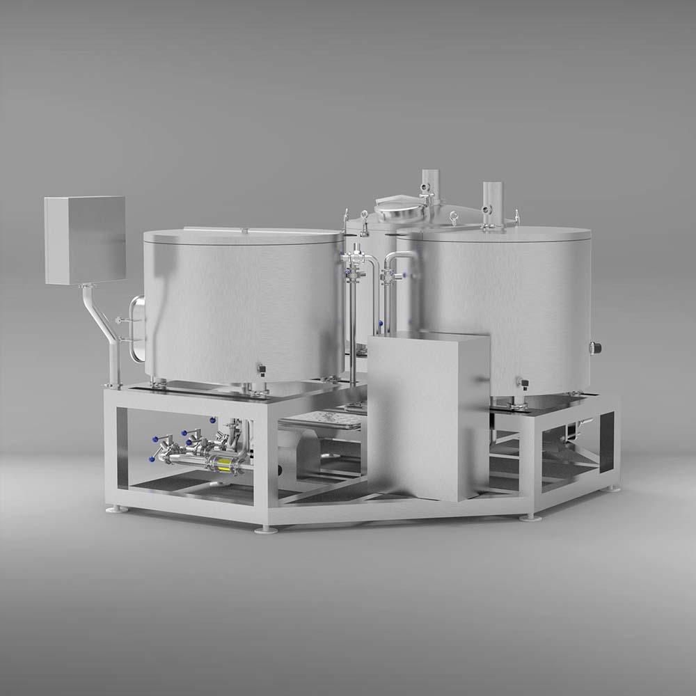 ブルージラ 300L 三槽式マイクロブルワリー 全体像03