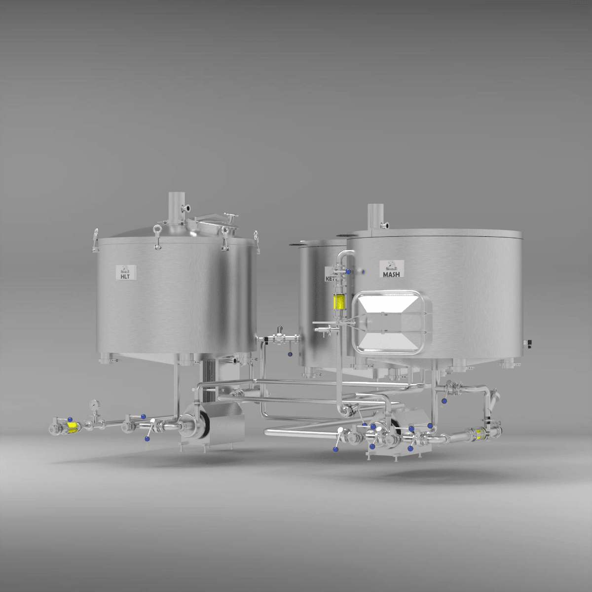 ブルージラ 300L 三槽式マイクロブルワリー 図面06