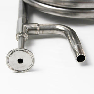 ★BrewBuilt™ Stainless Steel Tri-Clamp Counterflow Chiller | The Beast