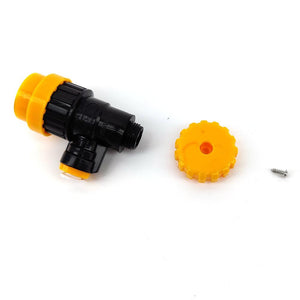 ★★POK duotight 8mm x Flow Control Ball Lock Disconnect (Liquid Black + Yellow)