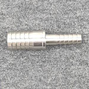 Stainless splicer 6mm Barb X 10mm Barb