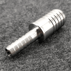 Stainless splicer 6mm Barb X 13mm barb