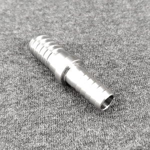 Stainless splicer 8mm Barb X 10mm barb
